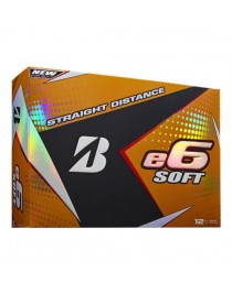 Balles Bridgestone E6 Soft Blanches